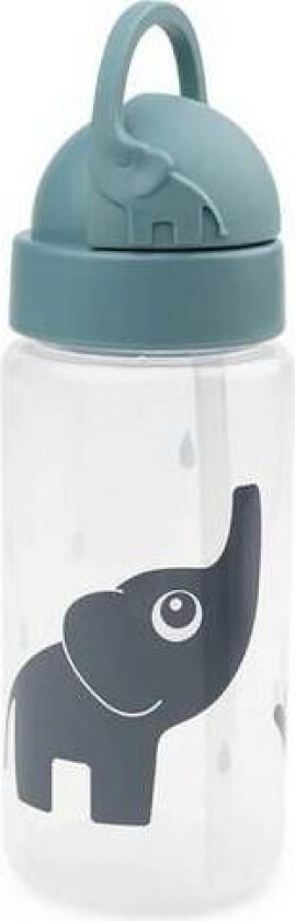 Done By Deer Flaske Med Sugerør Elphee Blue