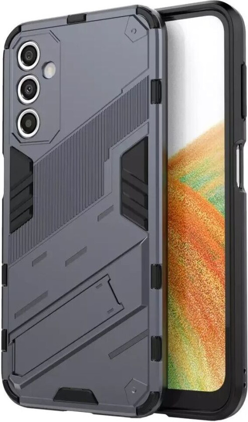 Samsung Galaxy A24 Hybrid Håndverker Deksel Med Kickstand - Grå