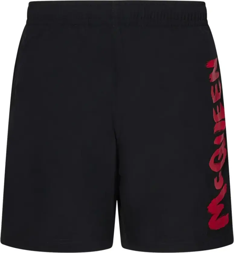 Alexander McQueen, Herre, Shorts, Svart, S