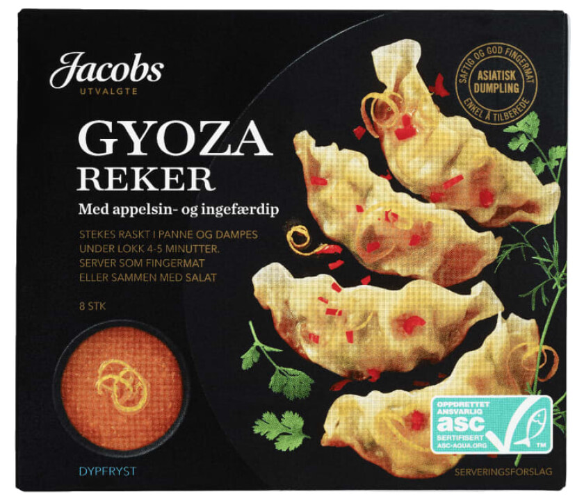 Gyoza m/Reker 8stk 200g