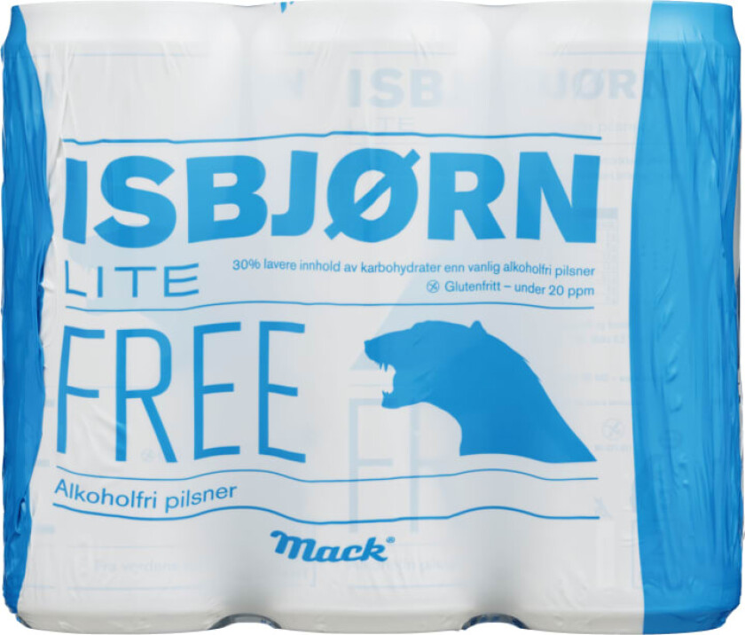 Mack Isbjørn Lite Free 0,33lx6 boks