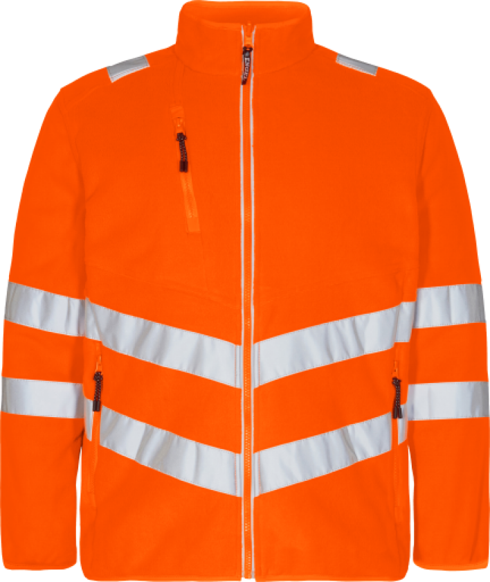 Engel Safety fleecejakke 1192 High-Vis oransje kl.3 str 5XL