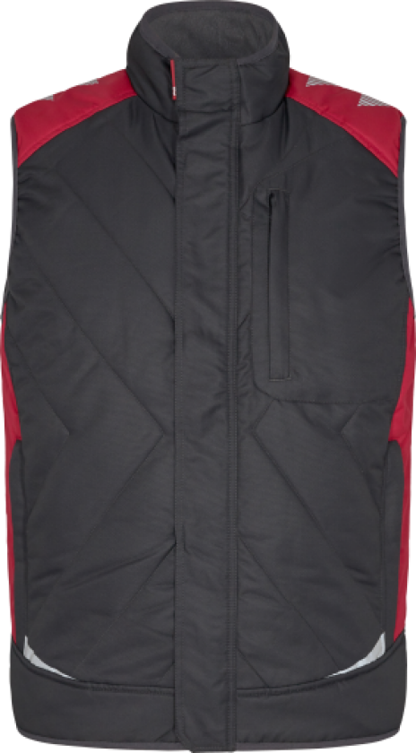 VEST 5850-193 GRÅ/RØD M
