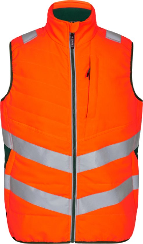 VEST 5159-158 OR./GRØN 4XL