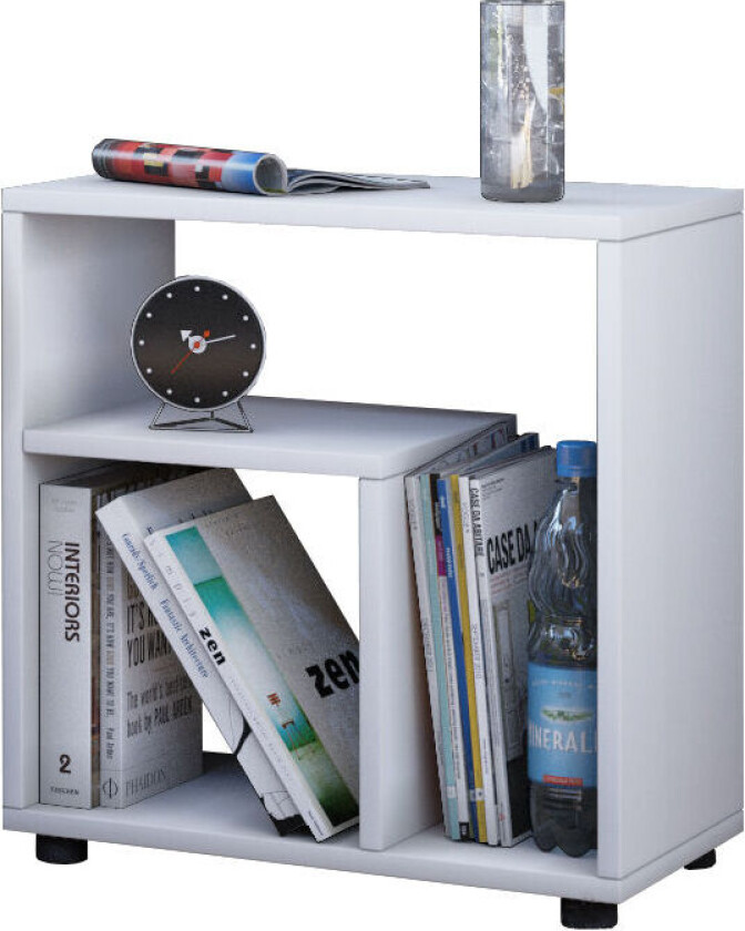 Zeito sofabord , sidebord med hyller hvit.