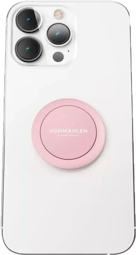 VONMÄHLEN Backflip Pure 3-i-1 Phone Grip Magnetisk Feste / Stativfunksjon og Fingerring - Rosa