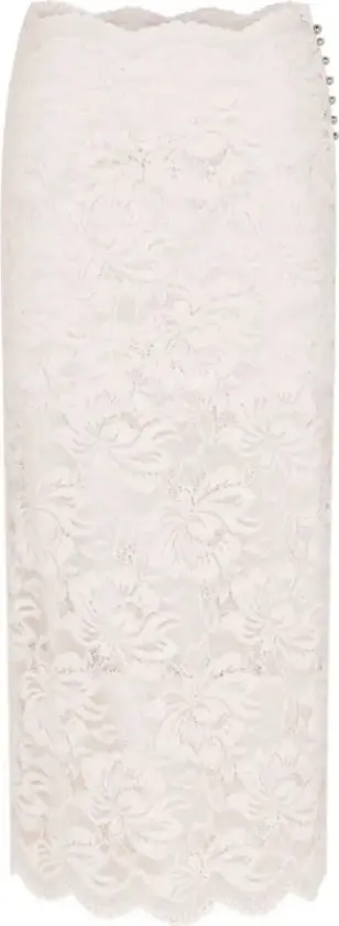 Dame, Skjørt, Hvit, S