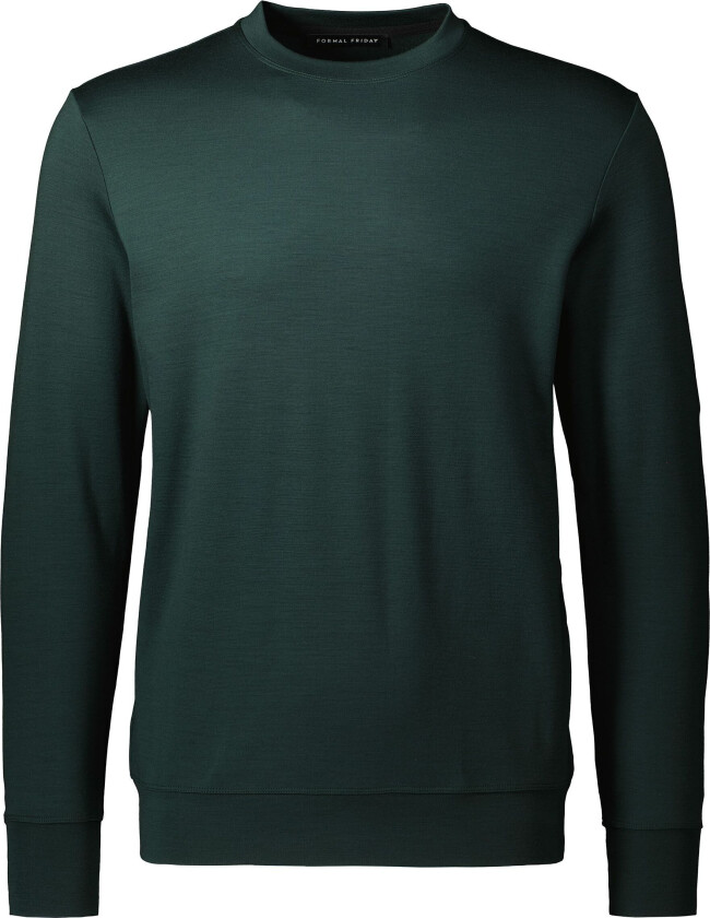 ULTRAFINE MERINO SWEATSHIRT  GREEN