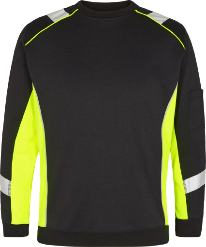 TRØJE 8871-257 SORT/GUL 5XL