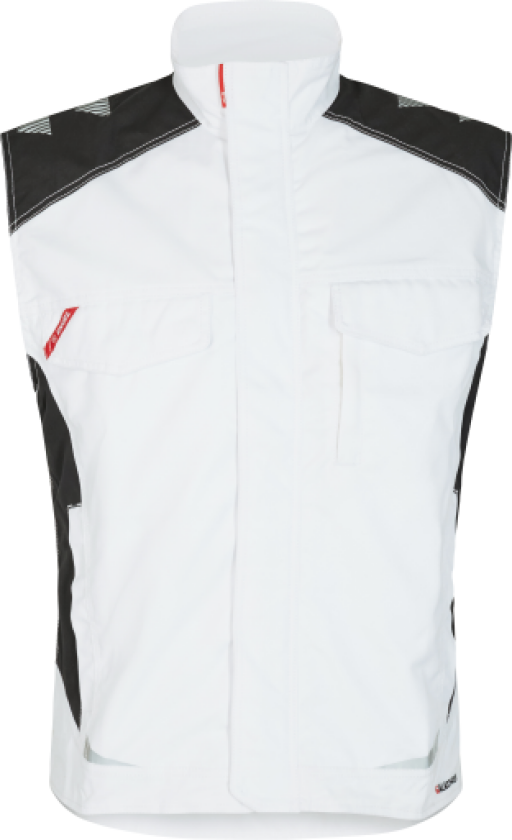 VEST 5810-254 HVID/GRÅ 6XL