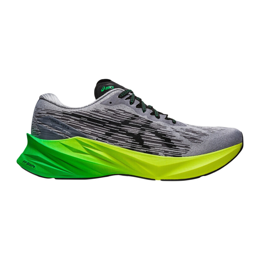 Asics Novablast 3, løpesko herre SHEET ROCK/BLACK