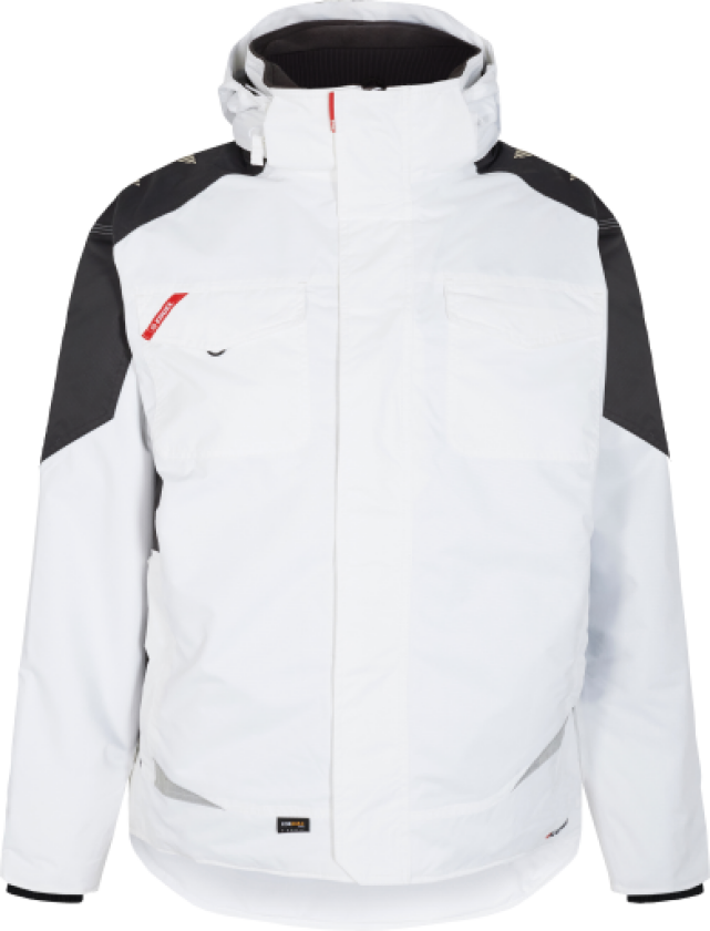 JAKKE 1410-354 HVID/GRÅ 5XL