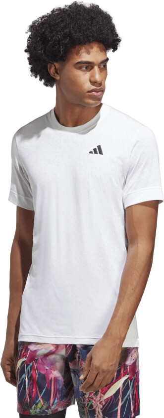 adidas FreeLift Tee, tennis, t-skjorte, herre White