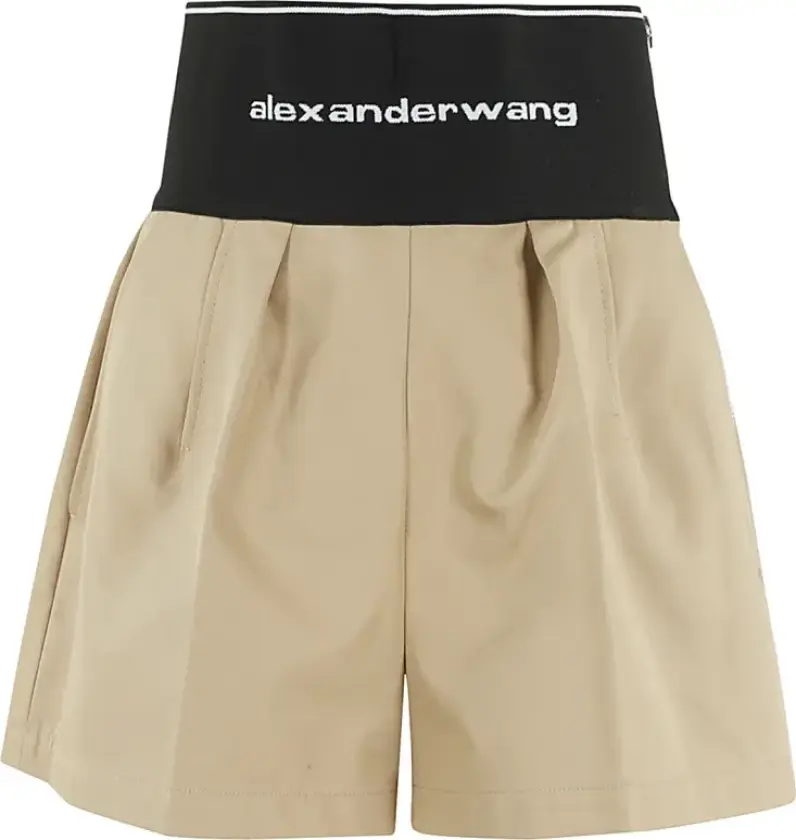 Alexander Wang, Dame, Shorts, Beige, XS