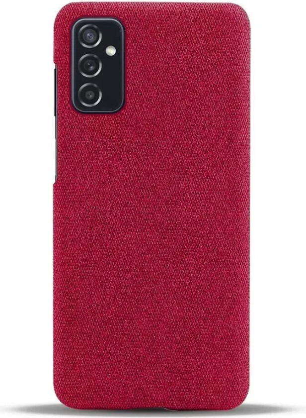 Samsung Galaxy M52 (5G) KSQ Stoff Plast Deksel - Rød