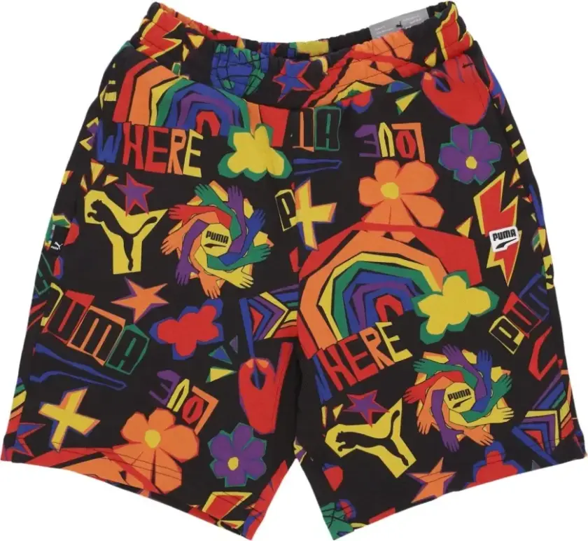 Herre, Shorts, Flerfarget, L