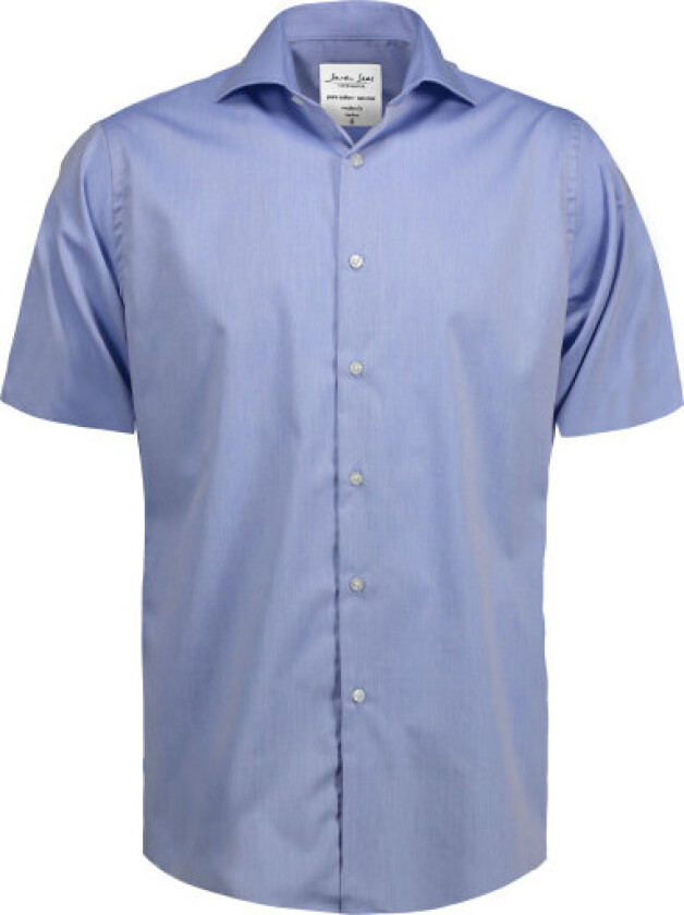 skjorte SS254, kort ærme, strygefri, lys blå, str. S