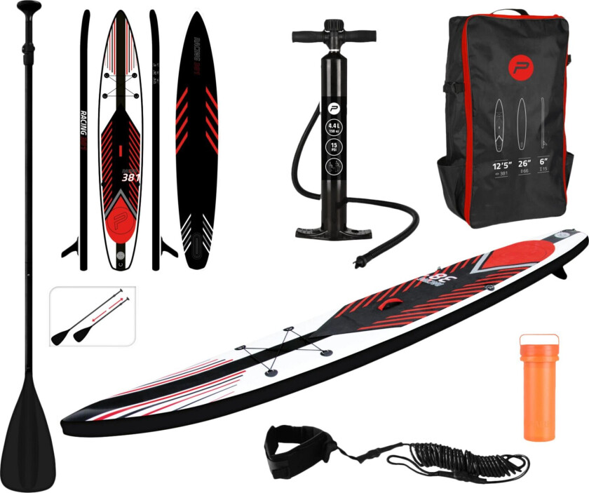 PURE4FUN Sup Racing Complete Package, padlebrett pakke STD