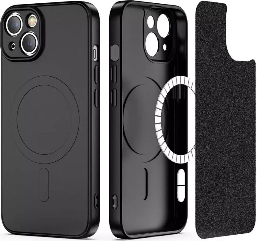 Tech-Protect iPhone 14 Plus Tech-Protect Icon Silikon Deksel - MagSafe Kompatibel - Svart