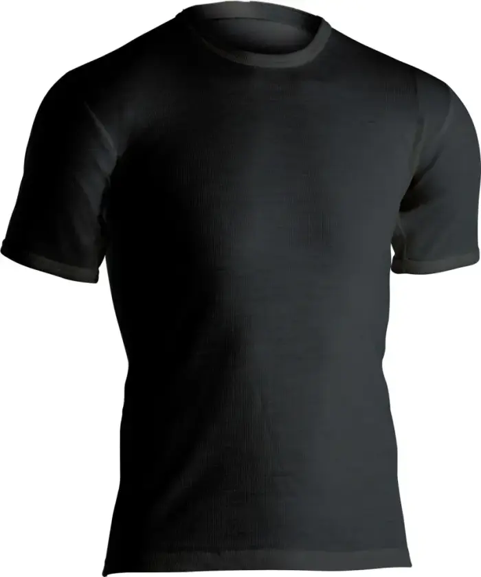 Wool T-shirt Svart merinoull XX-Large Herre