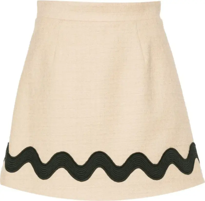 Dame, Skjørt, Beige, M