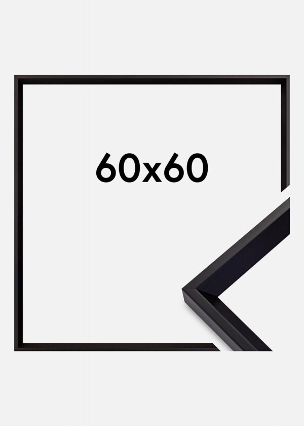 Ramme Globe Akrylglass Svart 60x60 Cm