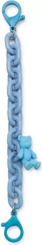 Hurtel Smarttelefon / AirTag kjede med Bamse og Karabinkrok - Lyseblå