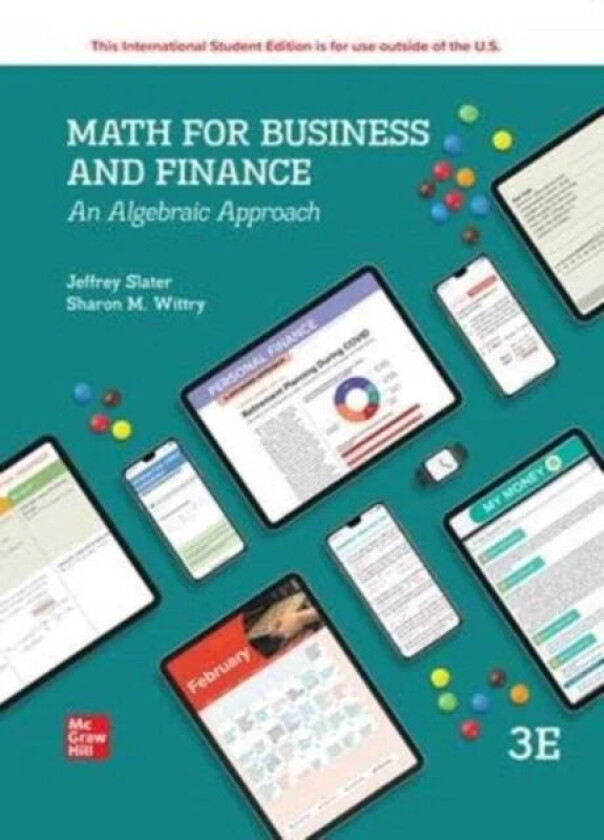 Math For Business And Finance: An Algebraic Approach ISE av Jeffrey Slater, Sharon Wittry