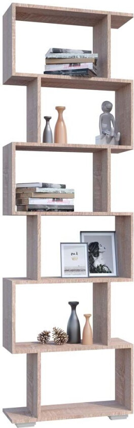 PalusaL hylle 6 hyller eik dekor.