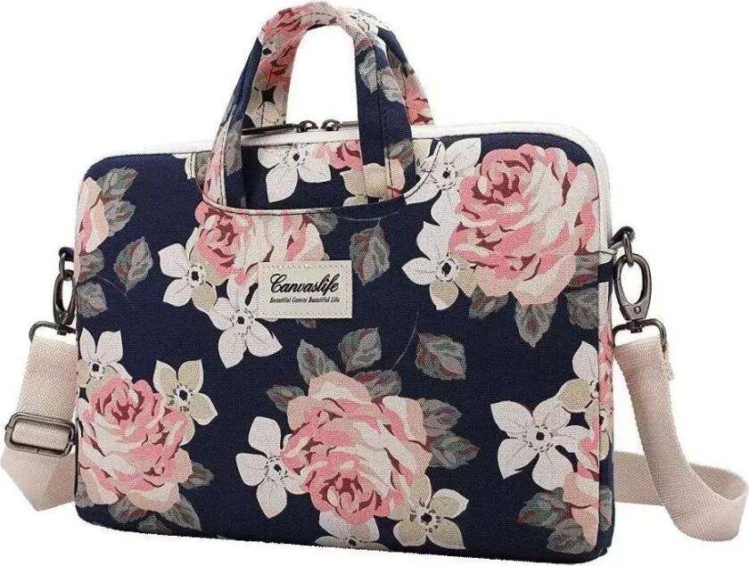 Briefcase Veske Til MacBook / PC 15-16" - Navy Rose