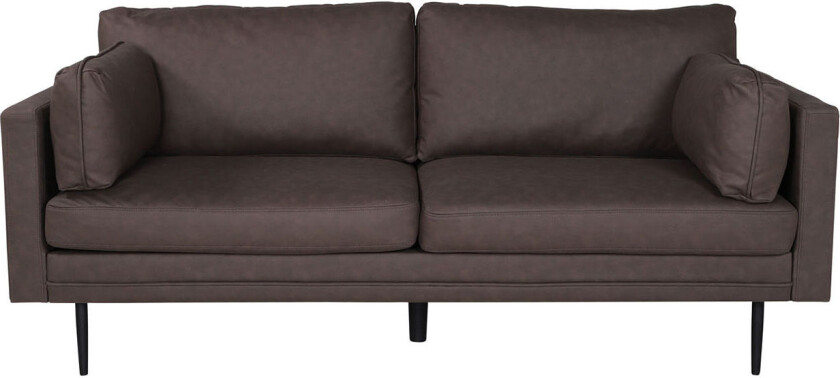 Boom sofa 3 seter PU kunstskinn brun.