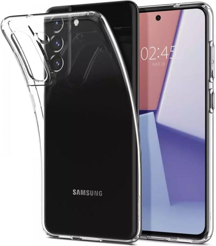 Samsung Galaxy S21 FE (5G) Liquid Crystal Deksel - Gjennomsiktig