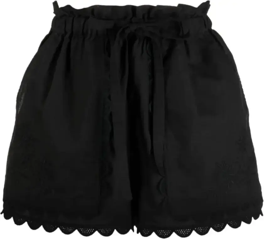 Dame, Shorts, Svart, L