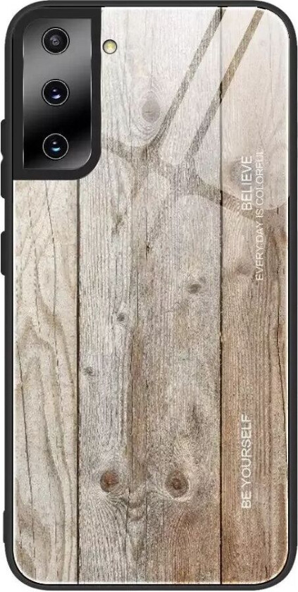 Samsung Galaxy S21 Ultra Plast & Glass Deksel - Tre - Grå