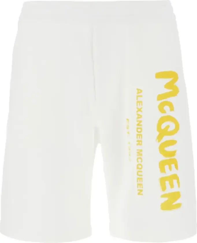 Bilde av Alexander McQueen, Herre, Shorts, Hvit, M