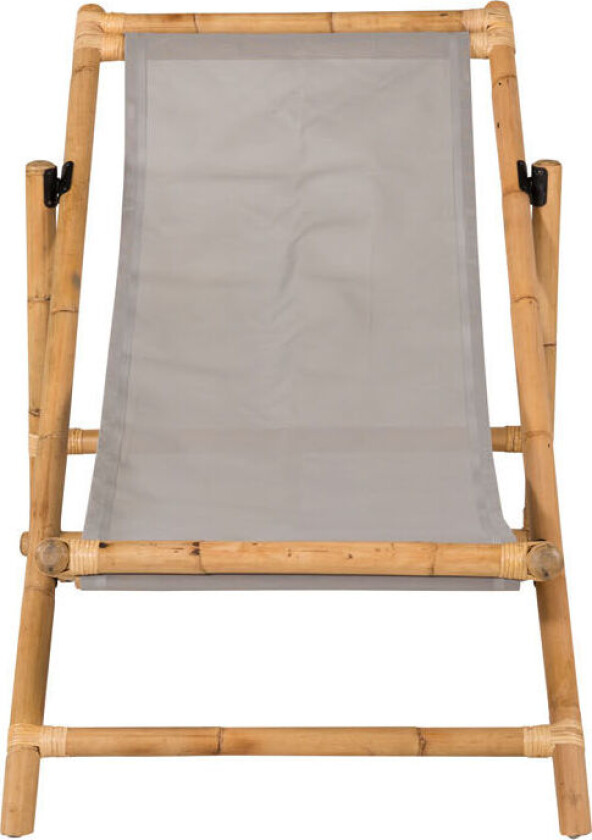Cane lounge chair innstillbar grå, natur.