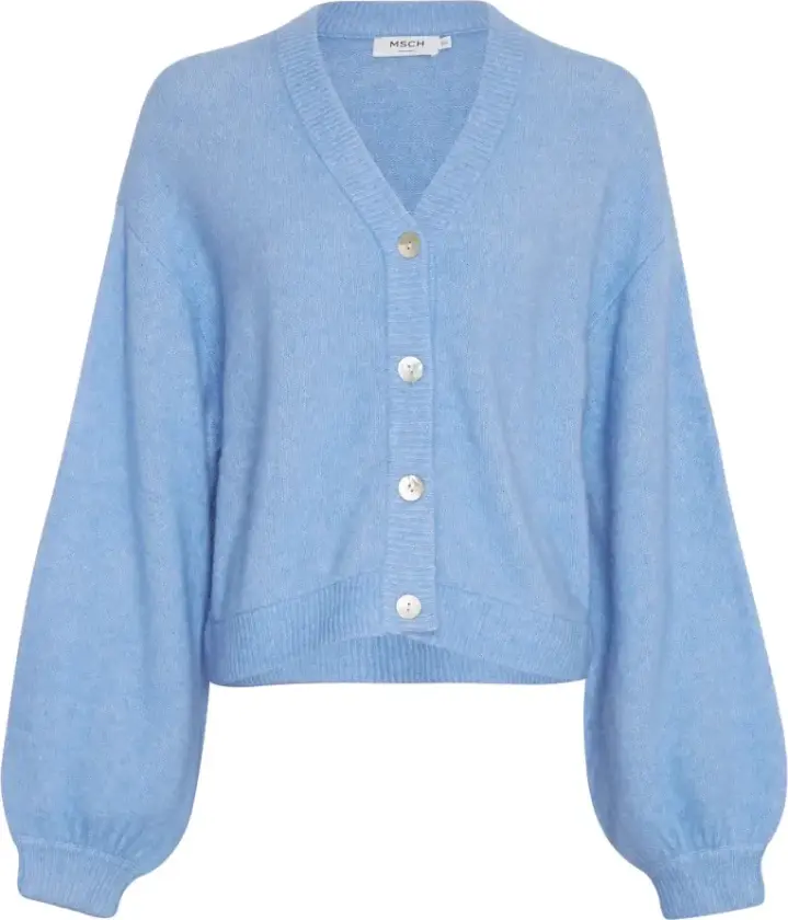 Moss Copenhagen, Dame, Strikkevarer, Blå, XS/S