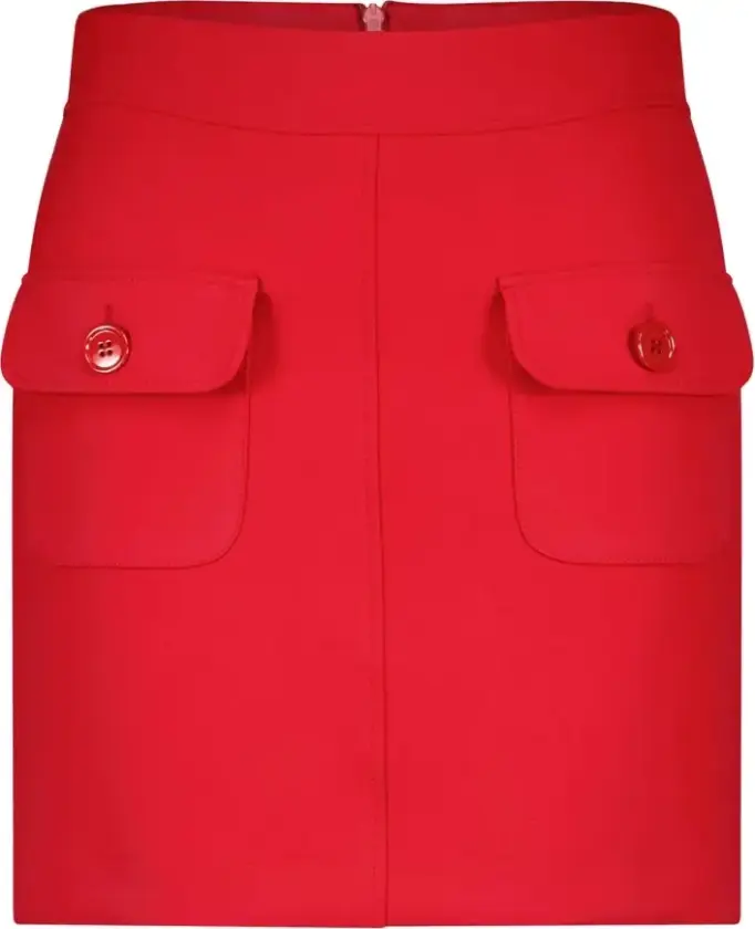 Dame, Skjørt, Rød, L