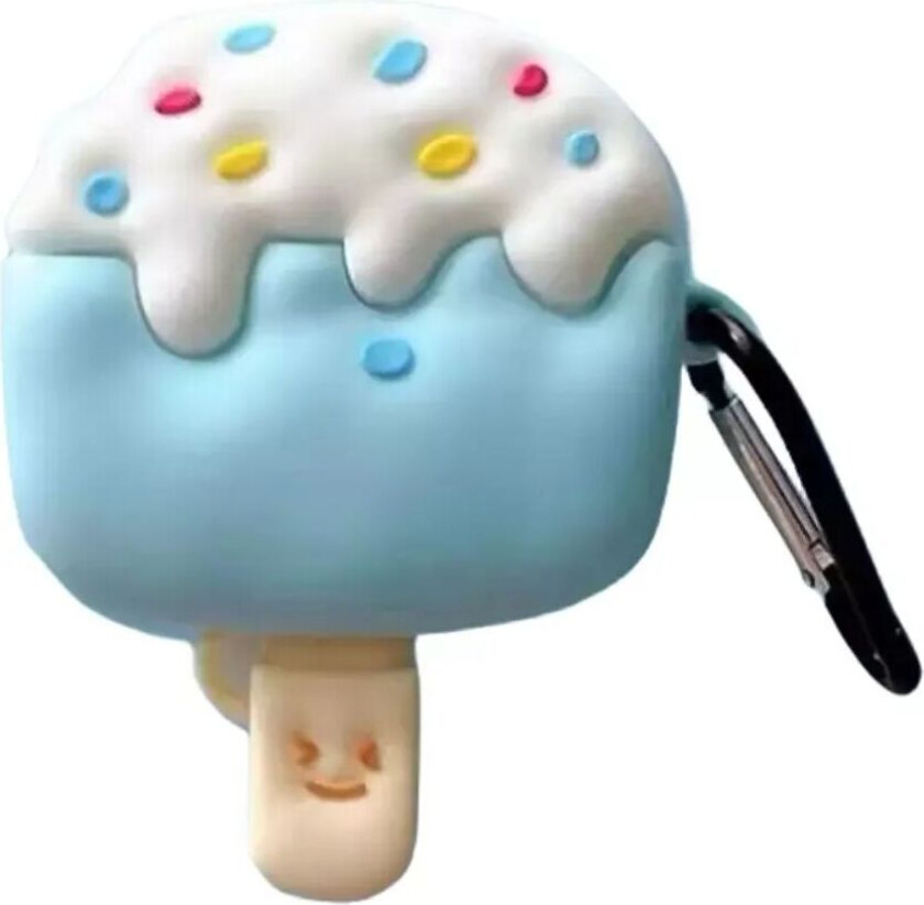 Apple AirPods (3. generasjon) Silikondeksel med Karabinkrok - Is Design