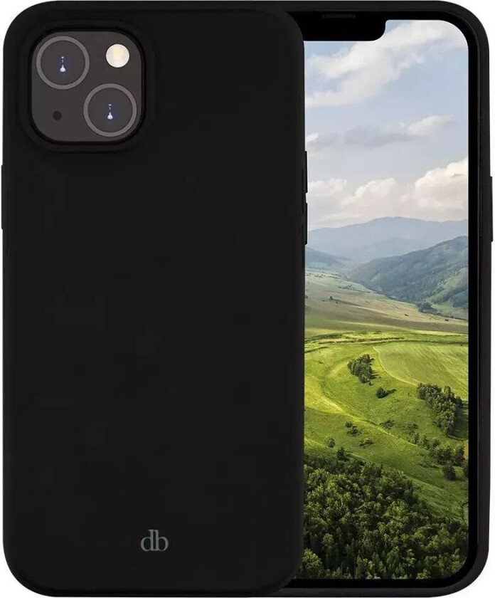 iPhone 14 Plus dbramante1928 Costa Rica Silikon Deksel - 100% Resirkulert Plast - Night Black