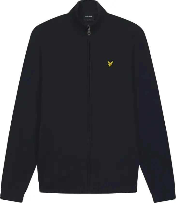 Herre, Strikkevarer, Blå, XL