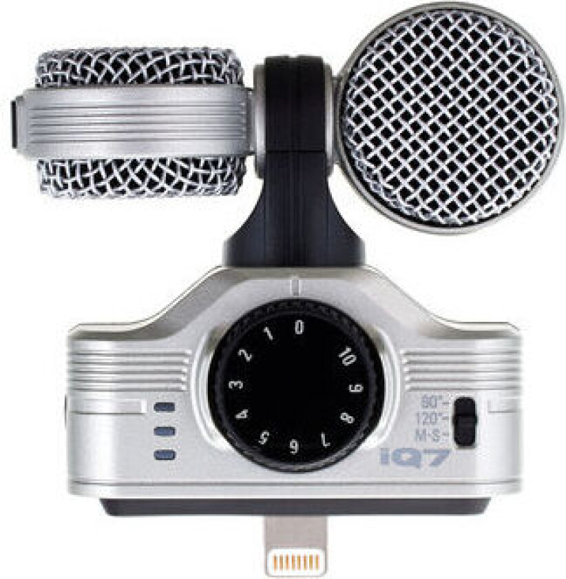 Iq7 Stereomic For Iphone/ipad Lightning Sølv