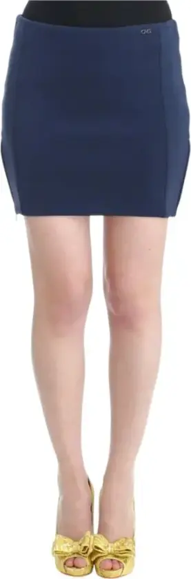 Dame, Skjørt, Blå, S