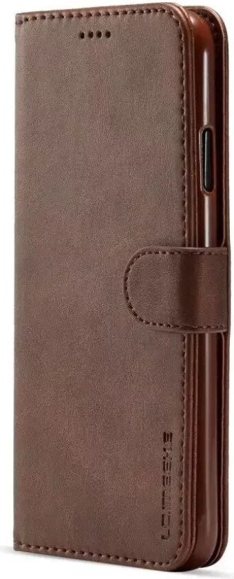 iPhone XR LC.IMEEKE Flip Skinndeksel med Lommebok - Mørkebrun