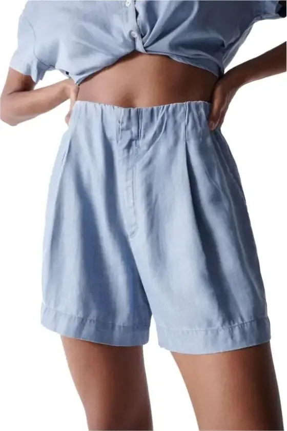 Dame, Shorts, Blå, S