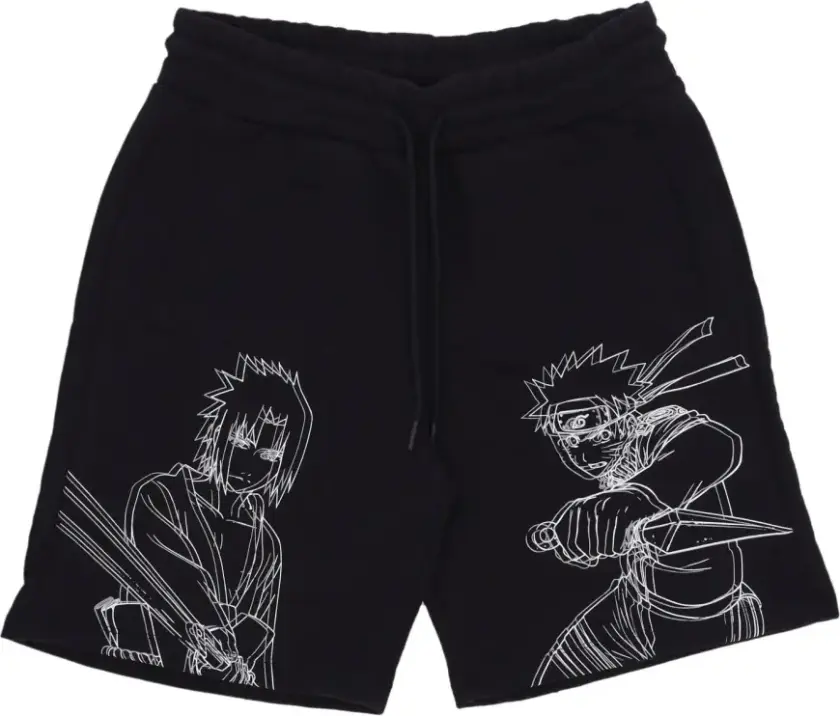 Herre, Shorts, Svart, L