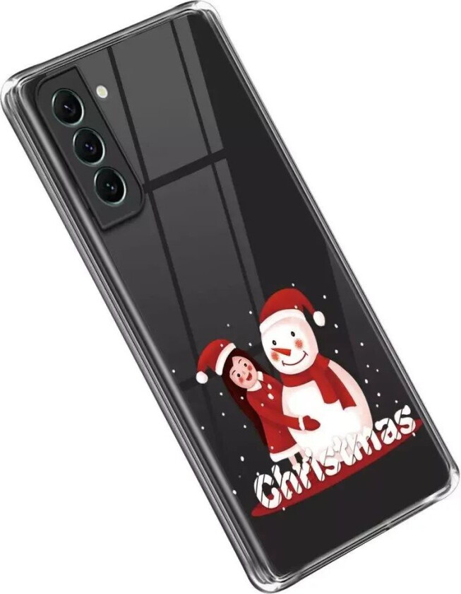 Samsung Galaxy S23 TPU Plast Jul Deksel - Jente med snømann