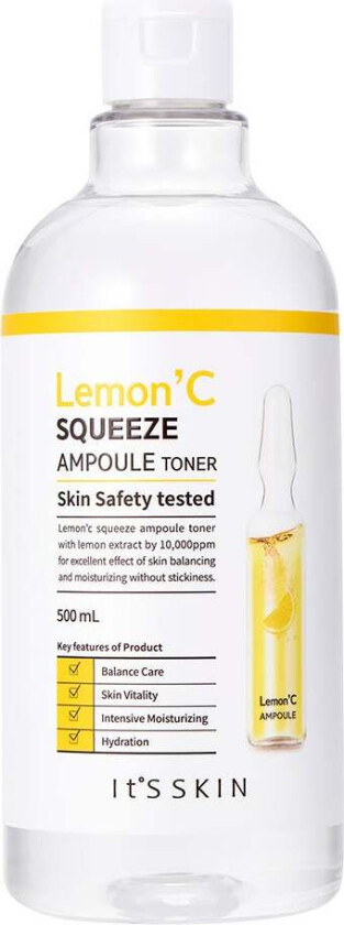 Lemon' C Squeeze Ampoule Toner, 500 ml Ansiktstonere