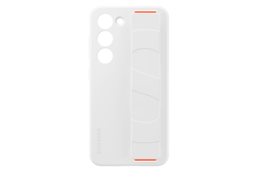 S23 Silicone Grip Case - White