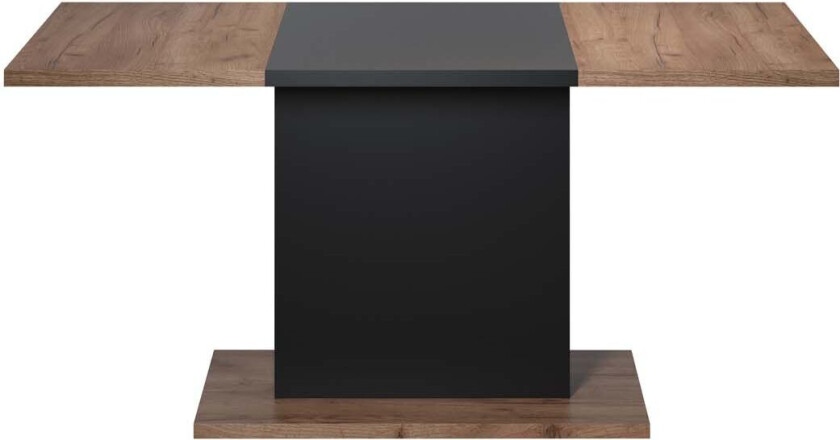 Kendo spisebord eik dekor, svart matt.
